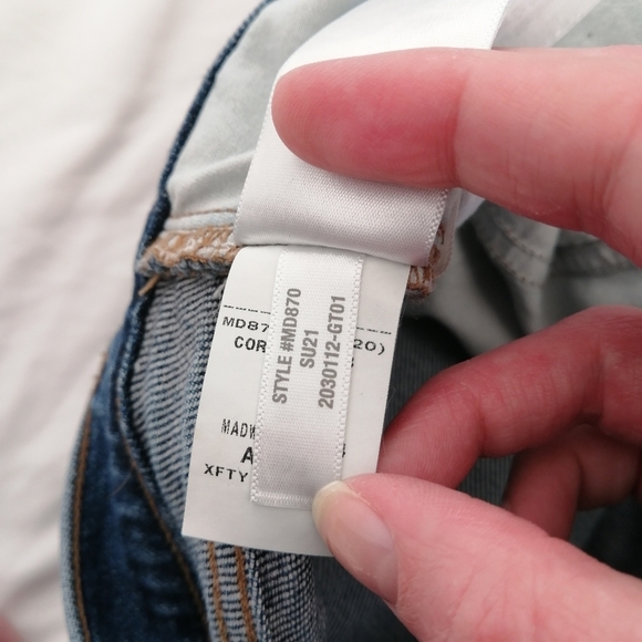 Madewell Roadtripper Slim Boyjeans in Aylesbury Wash Comfort Denim Ankle 29 (8) - Picture 13 of 16